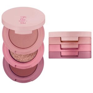 Kaja Beauty Bento Eyeshadow Trio – Glowing Guava | Lightly Used